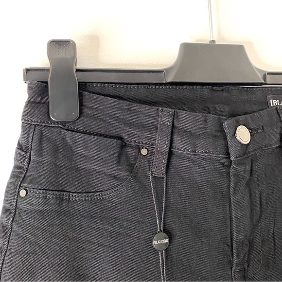Blank NYC Black Fray Ankle Jeans NWT - Picture 5 of 12